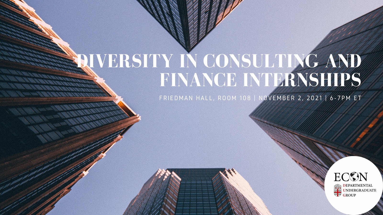 Diversity in Consulting and Finance Internships